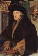 Hans Holbein Rotterdam's Erasmus and the Renaissance portrait Bizhu painting